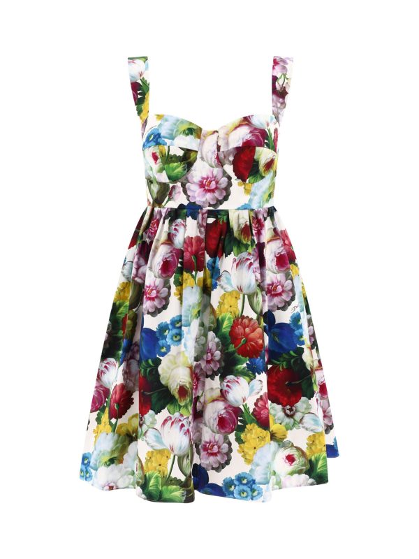 Women's Nocturnal Flower Print Dress